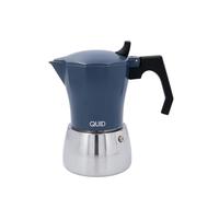 Quid Baltic Cafetière en aluminium fondu 9 tasses Acier inoxydable Compatible vitrocéramique Convient à induction Norme Sécurité garantie