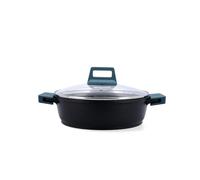 Quid Confort - Boîte à tarte en aluminium moulé 24 cm - 2,7 l - 2,7 l, compatible vitrocéramique, convient à induction, 2 couches antiadhésives