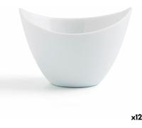 Quid gastro fun bol à snacks white céramique 9 x 6 cm (12 pièces)