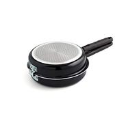 Quid Gastro. Poêle double spéciale pour omelette espagnole 24 cm Noir
