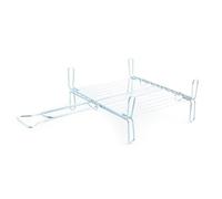 Quid Grille de Cuisson pour Barbecue en métal Zinc 30 x 35 cm Double (5 unités)
