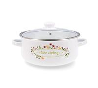Quid Memory Casserole en acier émaillé 24 cm - 570 cl Blanc