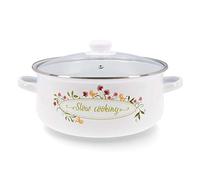 Quid Memory Casserole en acier émaillé 26 cm - 743 cl Acier carbonaté, convient vitrocéramique, convient électrique, anti-adhésif