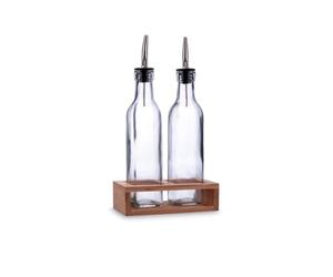 Quid Naturalia Set huilier et vinaigrier en verre transparent 260 ml