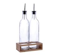 Quid Naturalia Set huilier et vinaigrier en verre transparent 500 ml
