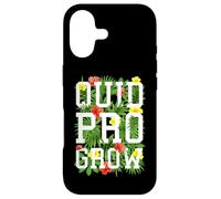 Quid Pro Grow Jardinière Texte Floral Fleurs de Jardin printanier Coque pour iPhone 17