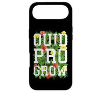 Quid Pro Grow Jardinière Texte Floral Fleurs de Jardin printanier Coque pour iPhone Air