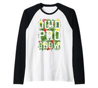 Quid Pro Grow Jardinière Texte Floral Fleurs de Jardin printanier Manche Raglan