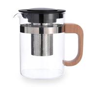 Quid Tubin Théière en verre filtre inox 0,8 l bore non compatible micro-ondes recyclable