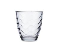 Quid Waves Lot de 6 verres bas en verre 26 cl Sodo adaptés au réfrigérateur, non adaptés au micro-ondes, écologique