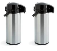 Quid Xylon Récipient Isotherme pour café en INOX 1,9 l (Lot de 2)