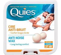Quies Bouchons d'oreilles 1432-566 – Protection auditive en silicone – Boîte 1 paire