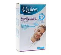 Quies anti-ronflement 24 bandelettes nasales petit