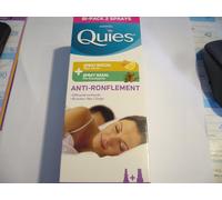 Quies Anti-Ronflement Bi-Pack - BUCCAL et NASAL - Bi-ACTION: NEZ et GORGE