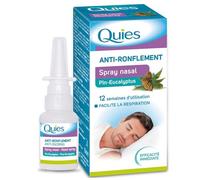 Quies Spray nasal anti-ronflement Pin et Eucalyptus 15 ml