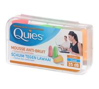 Quies Bouchons d'oreille mousse Confort Fluo – 3 paires