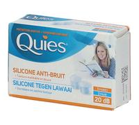 Quies Protection Auditive Silicone AntiBruit boîte de 6 unités