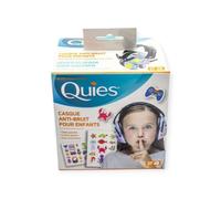 Quies Casque Anti-Bruit pour Enfants Bleu
