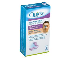 Quies® Dilatateur Nasal Anti-ronflement Petit/Moyen Bande(S) De Test 1 pc(s)