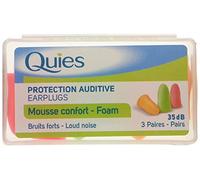QUIES Earplug Mousse Fluo 3 Paires - Lot de 3 boites