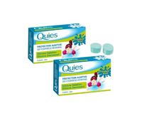 Quies Lot de 2 bouchons d'oreille de natation en silicone pour enfant