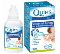 Quies Optik Solution Multifonctions Pour Lentilles Souples 30 ml - Hygiène des yeux - Pharmacie en ligne LaSante.net