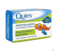 Quies Protection Auditive Earplanes Enfant Bouchons D'Oreille 2 pc(s)
