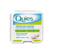 QUIES Protection auditive en cire naturelle 8 paires