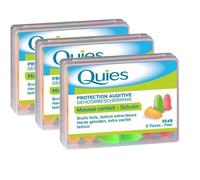 Quies - Protection Auditive en Mousse - Lot de 3 x 6 Paires by QuiesÂ