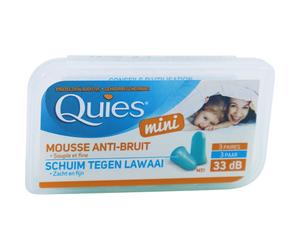 Quies Protection Auditive Mini Mousse Anti-Bruit 3 Paires