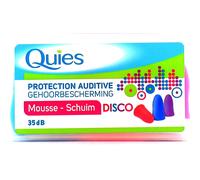 QUIES - protection auditive mousse disco - boite de 3 paires