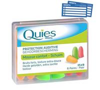 Quies Protection Auditive En Mousse 6 Paires