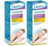 Quies Spray Buccal Anti-Ronflement Miel-Citron 2x70 ml