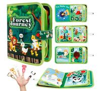 Quiet Book Jouet éducatif pour enfants à partir de 1, 2, 3 ans (Zoo)
