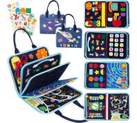 Quiet Book Montessori Baby Toy Busy Board Activity Book for Kids 1 2 3 Years Kindergarten.[F41]