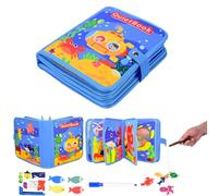 Quiet Book Thème océan, jouet éducatif pour enfants dès 1 an, carnet d'occupations 3D, jouet sensoriel et Montessori