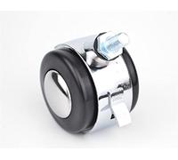 Quiet Caster 2 Inch M10x14mm Furniture Wheels Casters Alloy Round Coffee Table Computer Desk Pulleys Cots Furniture Hardware 4Pcs Casters