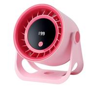 Quiet Desk Fan, USB Rechargeable, 199 Speed Digital Display Air Cooler Unit
