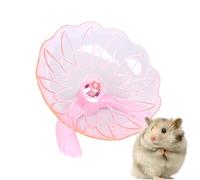 Quiet Hamster Wheel, Transparent Jogging Spinner, 6.89 inches Stable Mice Cage Accessory, Pet Enrichment, Chinchilla Exercise Wheel, Ideal for Ferrets and Small Animals