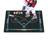 Quiet Hockey Mat - Non-Slip Dribbling Board, Large Portable Pad with Grip, Stickhandling Cover Pair with Ease, Training Equipment Style, Sports Supplies for Adults, Beginners, Athletes