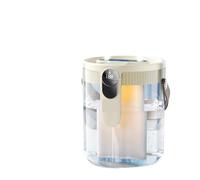 Quiet Humidificateur 1,5 L à 3 buses, grande brume : silencieux 36 à 45 dB, petit appareil portable USB for bureau/chambre à coucher, bureau à domicile(Beige)