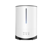 Quiet Humidificateur d'aromathérapie de grande capacité : grande brume ultra silencieuse for dispositif transfrontalier de chambres à coucher de 10 à 20 ㎡(Pearl White)