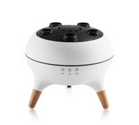 Quiet Humidificateur d'aromathérapie multi-buses à anneau de fumée : télécommande à lumière colorée, grande brume, for la maison et le bureau