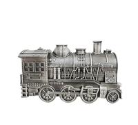 Quiet Humidificateur en forme de train : brume annulaire + aromathérapie, silencieux(Silver)