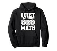 Quiet I'm Doing Math Powerlifting Geek Sweat à Capuche