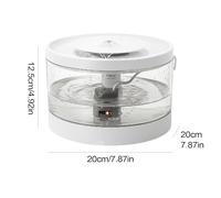 Quiet Kitten Water Fountain, Automatic Pet Waterer, Smart Flow with Anti-Spill Feature, Portable Drinking Device, Pet Gadget with Efficient Design, Travel Accessory for Puppies and Cats
