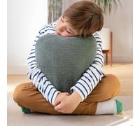 Quiet Mind Oreiller lesté - L'oreiller lesté Original (Taille S, Vert Agave, 2,7 kg, pour Les Personnes de 18,1 à 63,5 kg) - Soulage Le Stress, Oreiller sensoriel - Parfait pour Les Adultes et Les