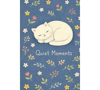 Quiet Moments Sketchbook, Cute Sleeping Cat Illustration, 200 Blank Pages for Drawing & Creativity