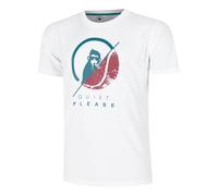 Quiet Please Create 40:40 T-shirt Hommes-Blanc,Multicouleur