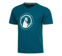 Quiet Please Create Bracket T-shirt Hommes-Bleu Petrol, Multicouleur